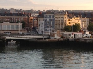 Mojo arrives at Le Havre - the start point of our journey