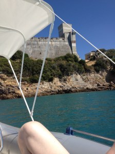 We would often stop off here for breakfast - very popular with Italian men swimming before lunch!