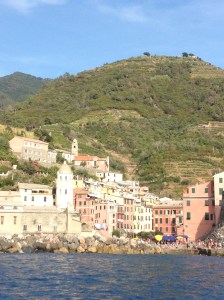 One of the Cinque Terre villages - amazing scenery...